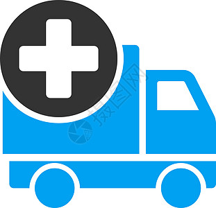 医疗提供图标运输药品紧迫感医生救援情况货物矢量卡车卫生图片