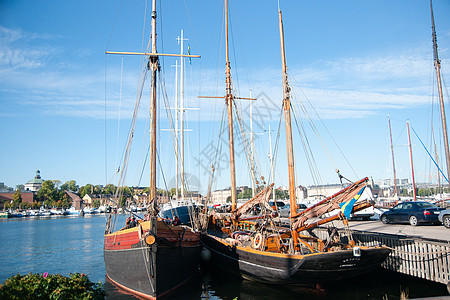 斯德哥尔摩船舶城市巡航旅游旅行假期游客图片