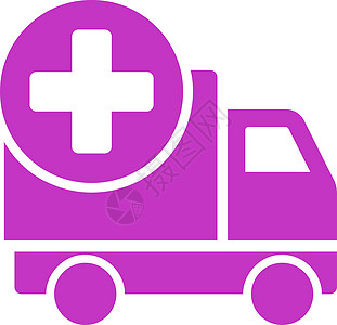 医疗提供图标救援车辆卫生货物汽车保健诊所货运抗生素卡车图片