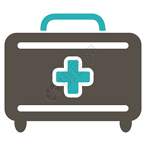 医疗行李图标保健药店援助成套卫生货物医院情况诊所案件图片