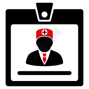医生徽章图标医师用户卡片帐户文档老板安全护理人员医疗医院图片