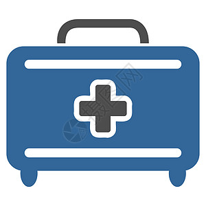 医疗行李图标医生救护车援助卫生药店公文包案件工具箱盒子手提箱图片