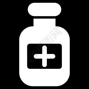 药瓶图标化学品白色字形饮料玻璃管子黑色处方小瓶抗生素图片