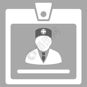 医生徽章图标文档医院用户法律认证护理人员背景安全字形急救员图片