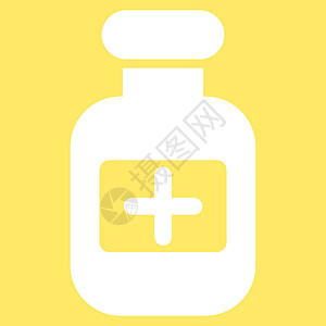 药瓶图标剂量白色玻璃工具瓶子药品药物管子治愈制药图片