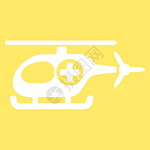 医疗直升机图标白色速度车辆医院援助背景空气药品运输飞机背景图片