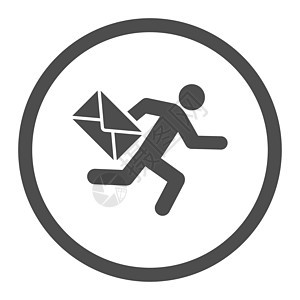 邮件信使图标船运地址导游邮递员服务送货字形营销邮政垃圾邮件图片