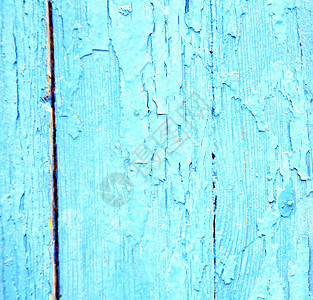蓝色木门和生锈的钉子上的脏漆晴天黄铜安全盘子指甲静脉纪念碑金属切口阴影图片