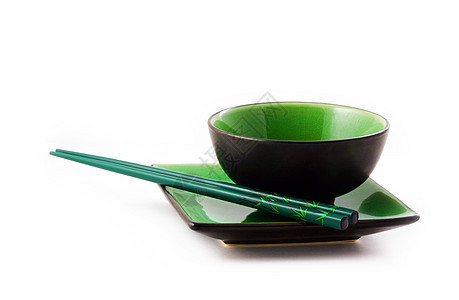 日文用具奢华美味美食餐具文化寿司用餐餐厅绿色油炸图片