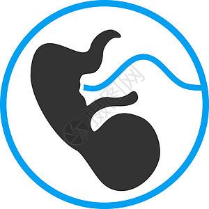 怀孕图标孩子母性病菌字形生日灰色胎儿母亲腹部父母图片