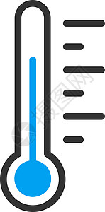 温度级别图标气候蓝色指标字形灰色温度计季节药品气象测量图片