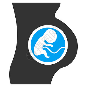 孕妇图标母亲婴儿母性灰色蓝色女人字形怀孕父母图片