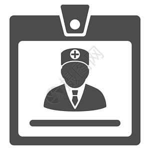 医生徽章图标安全授权法律障碍卡片字形文凭帐户老板医师图片