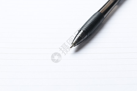 空白笔和空打开的笔记本记事本皮革软垫墨水螺旋工作教育时间文档日记图片