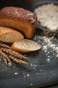 面包组成粮食农业烘烤谷物小麦面粉饮食玉米作品早餐图片