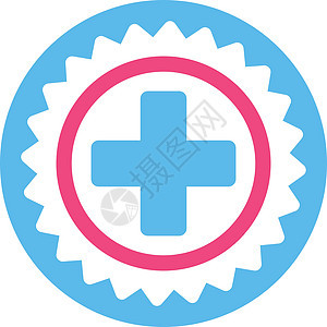 医疗印章图标邮资贴纸商业蓝色标签质量店铺丝带销售框架图片