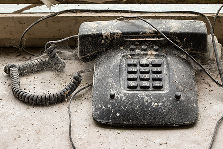 旧电话随 Cobweb 过度开发图片