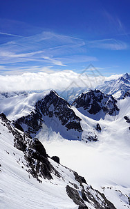 蒂特里斯河谷雪山图片