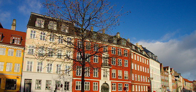 哥本哈根的房屋省会长方形目的地窗户风光旅游结构建筑类型阁楼图片