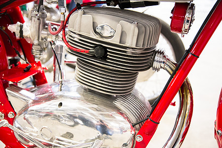 旧摩托车发动机引擎头的细数( H)图片