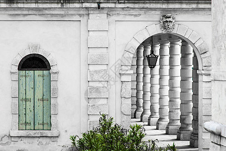 维琴察 威尼托 意大利别墅 建于 18 吨公园场景奢华柱子质量建筑师建筑学入口雕像历史图片