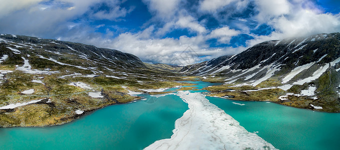 挪威高山湖泊旅行山脉岛屿冰山风景图片