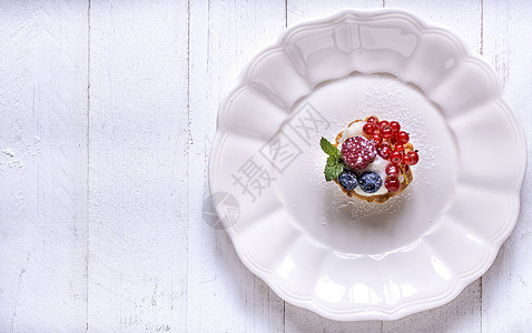 曾服务过的小小果塔馅饼装饰水果空白烹饪创造力美食巧克力菜单食谱背景图片