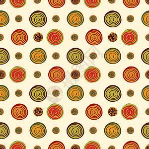 螺旋棕色绿色橙色斑点 浆果背景图片