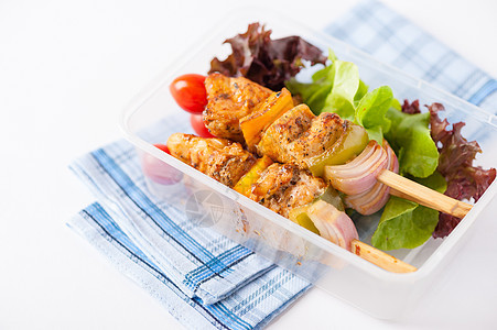 清洁食品午餐盒送货厨房食物蔬菜美食营养盒子午餐晚餐玉米图片