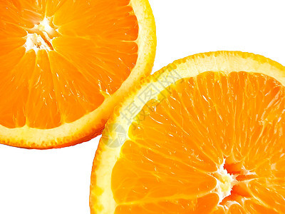 医疗 特写两个半橙子图片