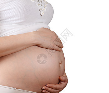 手放在孕妇的胃口上母性身体母亲父母肚子女性化妈妈药品生活产妇图片