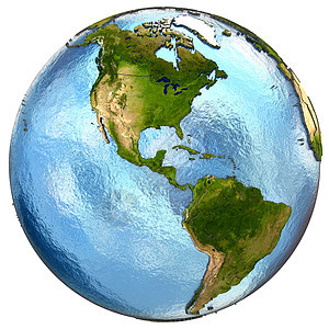 地球上的美洲世界海洋浮雕国家全球行星插图北半球地形宽慰图片