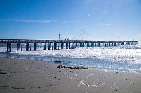加利福尼亚海岸码头图片