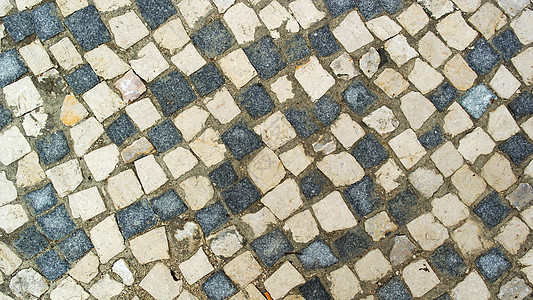 葡萄牙路面 里斯本 葡萄牙石头旅行全景城市长廊文化海浪人行道正方形历史图片