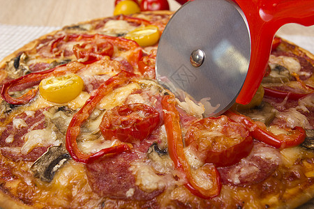 切披萨用刀子圆形用餐厨房合金刀具家庭车轮厨师工具烹饪金属图片