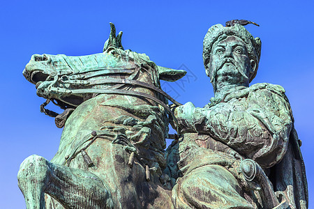 博格丹赫梅尼特斯基马术士文化广场雕塑地标精神历史创始人正方形城市建筑图片