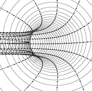 3d 抽象隧道或管数据螺旋曲线金属圆圈白色建筑学管子运动插图图片