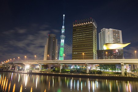 日本东京日光天线天际水路吸引力天文地标甲板游客景观场景城市图片