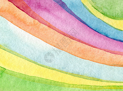 灰色和水彩色白漆背景艺术创造力水粉帆布中风水彩画染料彩虹手绘印迹图片