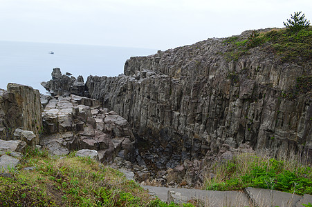 Tojinbo 托金博观光悬崖岩石旅行图片