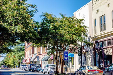 纽约市南卡罗利纳附近的街头场景乡村石头历史性舒适街道建筑学建筑物电影白玫瑰历史图片