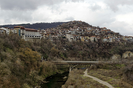 拥有真实古老旅舍的住宅区的居民区历史旅行玻璃建筑木头文化石头棕色街道旅游图片