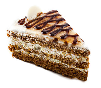 巧克力蛋糕片小吃食物生日美食棕色庆典面包白色糕点盘子图片