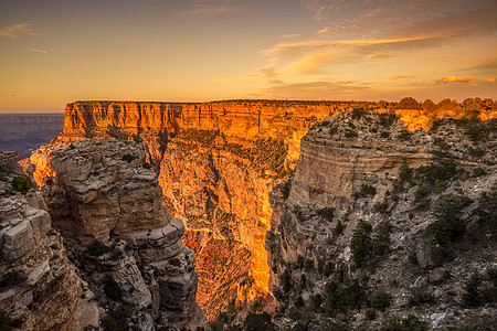大峡谷国家公园旅行公园沙漠国家峡谷荒野北缘岩石王座日落图片