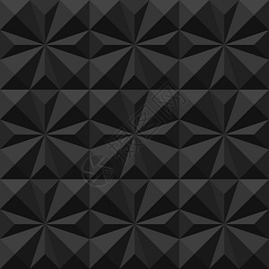 无矢量接缝黑白几何三角形方形阴影模式窗饰创造力墙纸三角白色测量风格正方形织物纺织品图片