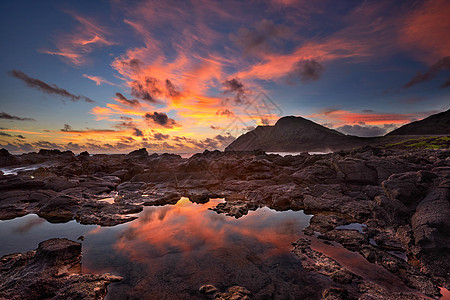 夏威夷Makapu'u海滩日出图片