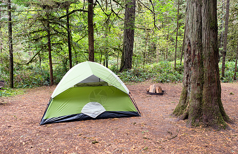 2人帐篷木制营地Oxbow区公园图片