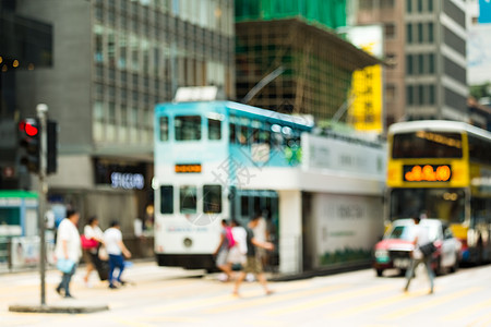 洪公街交叉行人和行人斑马民众公共汽车电车市中心运动街道人行道城市路口图片