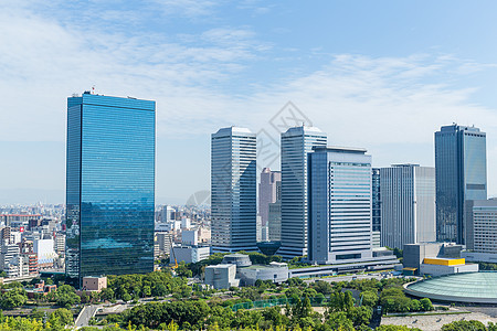 大阪的建筑和城市风景图片