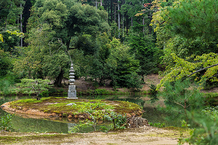 日本花园地区寺庙岩石吸引力建筑大德建筑学房子石头游客图片